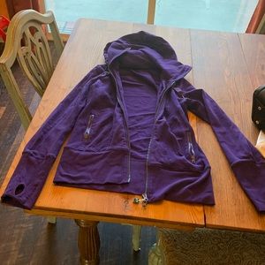 Well loved Lululemon scuba hooded jacket